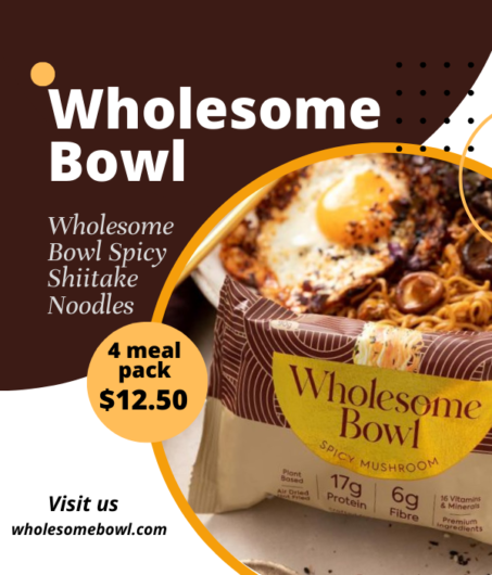 Wholesome Bowl Spicy Shiitake Noodles – A Flavorful, Nutrient-Packed Meal