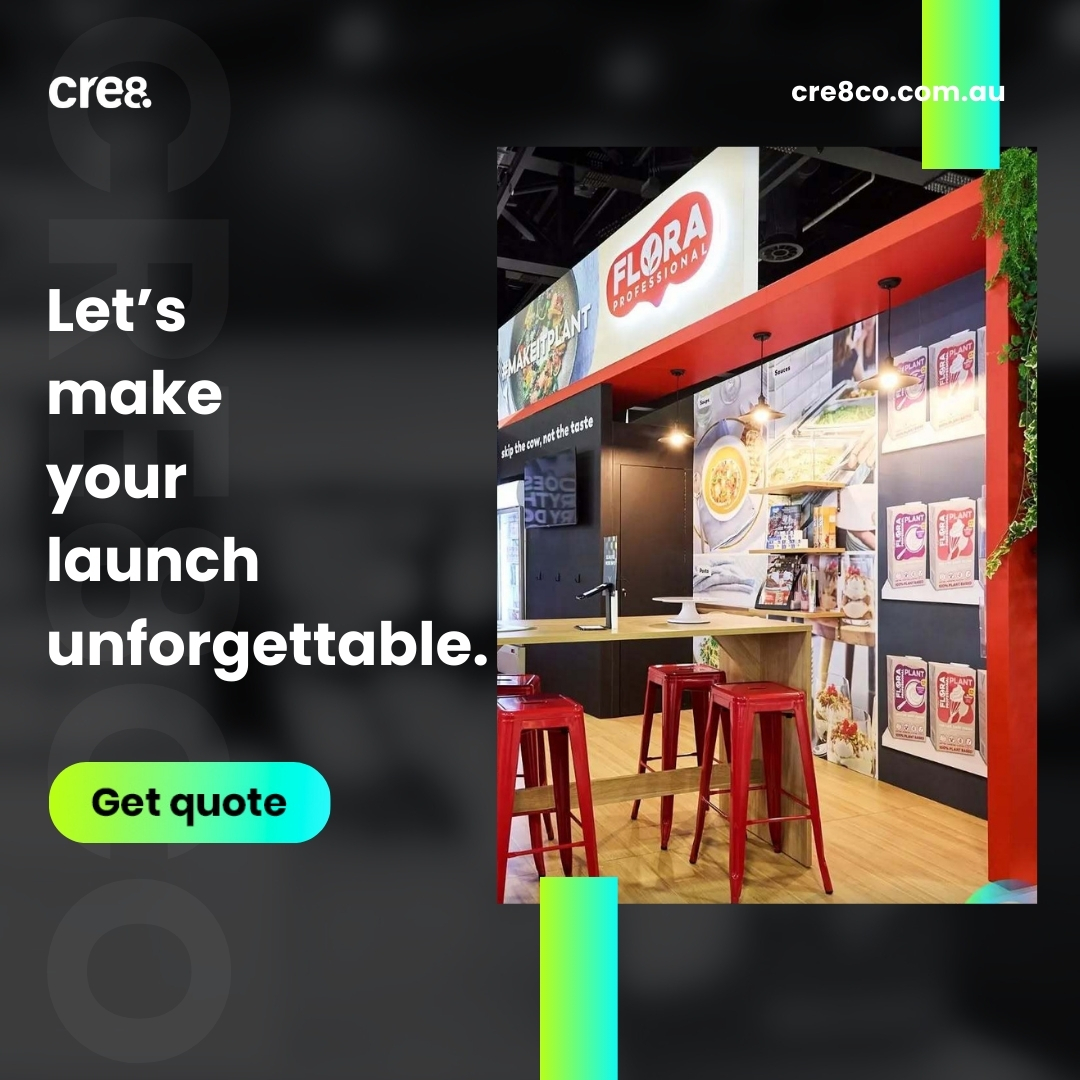Cre8co – One of Australia’s Leading Trade Show Booth Design Companies