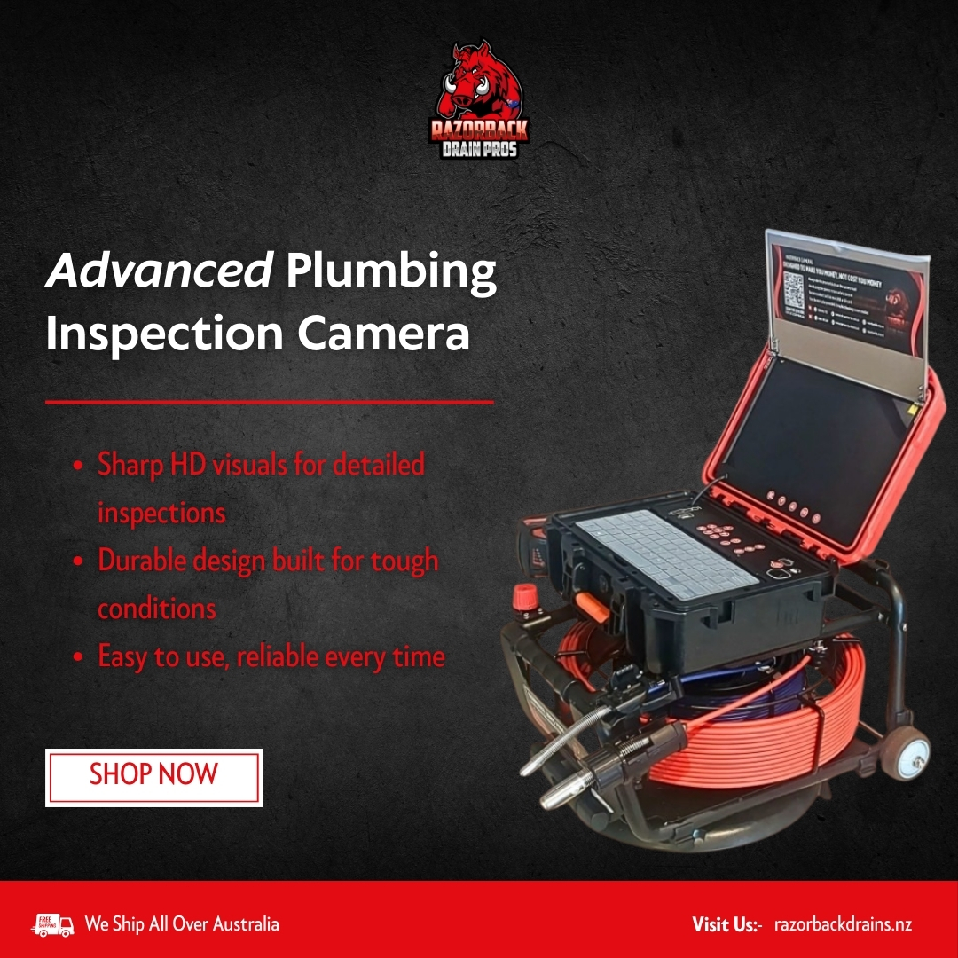 High-Quality Plumbing Inspection Camera – Smart Drain Solutions | Razorback Drains NZ