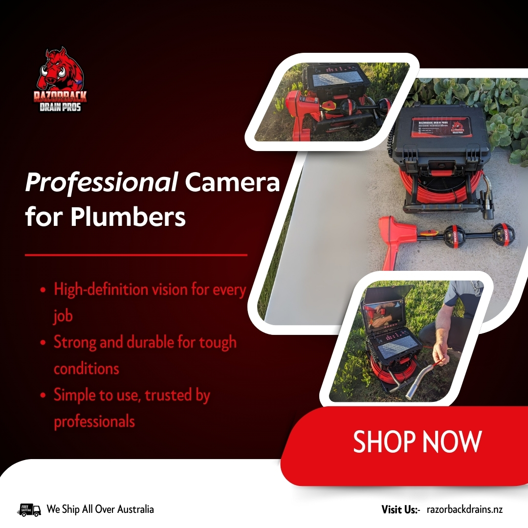 Buy Plumbing Camera Head NZ | Precision, Durability & Performance by Razorback Drains